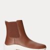 Brown Women’s Ralph Lauren Rylee Burnished Leather Slip-On Sneakers Brown Women’s Ralph Lauren Rylee Burnished Leather Slip-On Sneakers