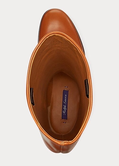 Brown Women’s Ralph Lauren Sallen Calfskin Riding Boots Brown Women’s Ralph Lauren Sallen Calfskin Riding Boots