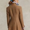 Brown Women’s Ralph Lauren Sequined Herringbone- Jackets
