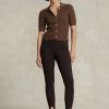 Brown Women’s Ralph Lauren Stirrup Stretch Side-zip Leggings Brown Women’s Ralph Lauren Stirrup Stretch Side-zip Leggings