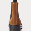 Brown Women’s Ralph Lauren Suede Lug Chelsea Boots Brown Women’s Ralph Lauren Suede Lug Chelsea Boots
