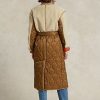 Brown Women’s Ralph Lauren Water-Repellent Belted Hybrid Liner Coats
