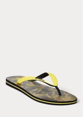 Camo Men’s Ralph Lauren Bolt Camo Flip Flops