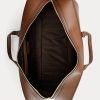 Chocolate Men’s Ralph Lauren Quilted Burnished Calfskin Duffle Bags Chocolate Men’s Ralph Lauren Quilted Burnished Calfskin Duffle Bags