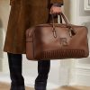 Chocolate Men’s Ralph Lauren Quilted Burnished Calfskin Duffle Bags Chocolate Men’s Ralph Lauren Quilted Burnished Calfskin Duffle Bags