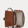 Chocolate Men’s Ralph Lauren Welington Calf-Suede Backpacks