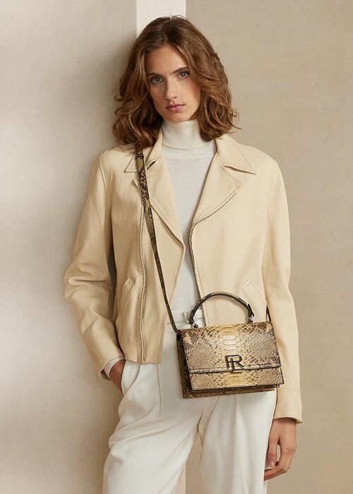 cCopper Women’s Ralph Lauren The Python RL Top Handle Crossbody Bags cCopper Women’s Ralph Lauren The Python RL Top Handle Crossbody Bags