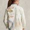 Cream Men’s Ralph Lauren Denim Graphic Painter Jackets Cream Men’s Ralph Lauren Denim Graphic Painter Jackets