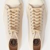 Cream Men’s Ralph Lauren Mayport Canvas Sneakers