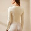 Cream Women’s Ralph Lauren Cashmere Crewneck Sweaters