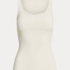 Cream Women’s Ralph Lauren Cotton-Blend Tanks
