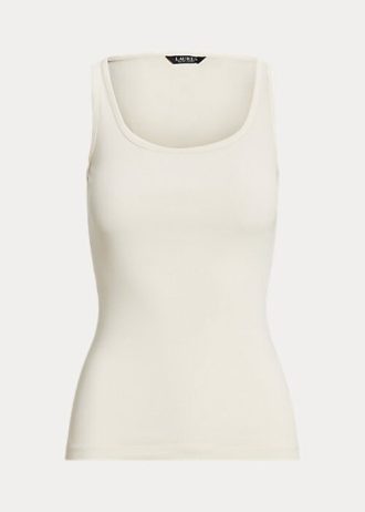 Cream Women’s Ralph Lauren Cotton-Blend Tanks