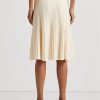 Cream Women’s Ralph Lauren Linen-cotton Knit Skirts Cream Women’s Ralph Lauren Linen-cotton Knit Skirts