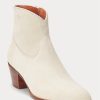 Cream Women’s Ralph Lauren Lucille Calfskin-Suede Boots Cream Women’s Ralph Lauren Lucille Calfskin-Suede Boots