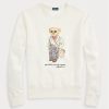 Cream Women’s Ralph Lauren Polo Bear Fleece Crewneck Sweatshirts Cream Women’s Ralph Lauren Polo Bear Fleece Crewneck Sweatshirts