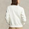 Cream Women’s Ralph Lauren Polo Bear Fleece Crewneck Sweatshirts Cream Women’s Ralph Lauren Polo Bear Fleece Crewneck Sweatshirts