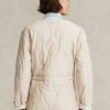Cream Women’s Ralph Lauren Reversible Quilted Ripstop Jackets