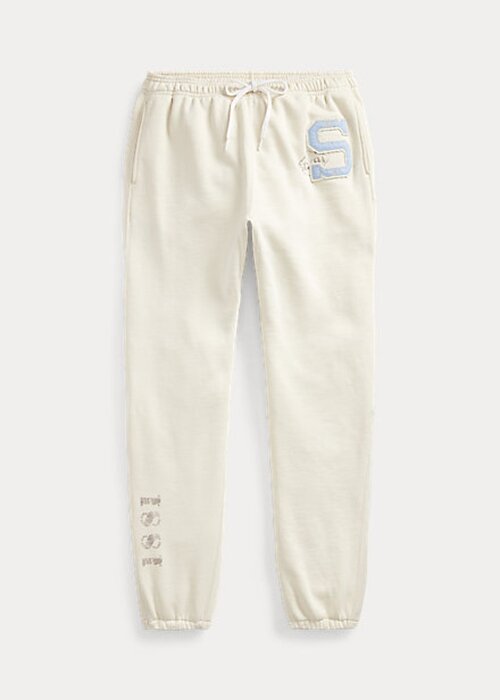 Cream Women’s Ralph Lauren The Spelman Collection Fleece Sweatpants Cream Women’s Ralph Lauren The Spelman Collection Fleece Sweatpants