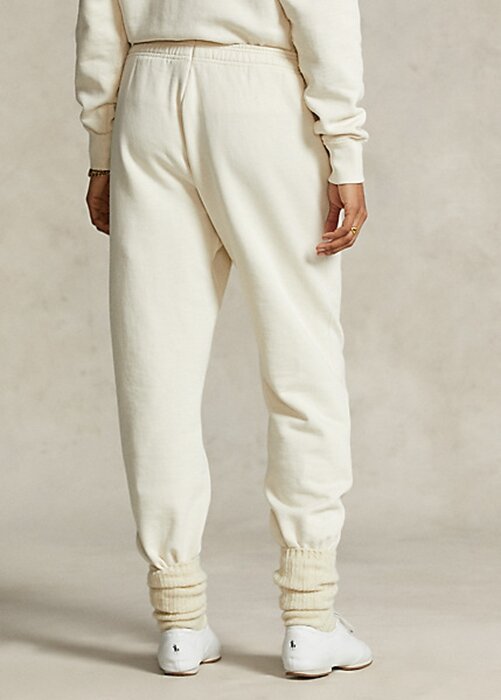 Cream Women’s Ralph Lauren The Spelman Collection Fleece Sweatpants Cream Women’s Ralph Lauren The Spelman Collection Fleece Sweatpants