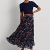 Flower Women’s Ralph Lauren Floral Crinkle Georgette Skirts