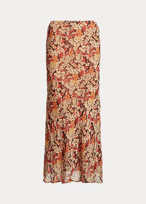 Flower Women’s Ralph Lauren Floral Crinkled Georgette Skirts Flower Women’s Ralph Lauren Floral Crinkled Georgette Skirts