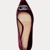 Fuchsia Women’s Ralph Lauren Amory Velvet Heels