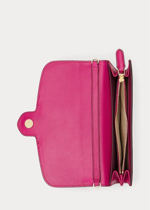 Fuschia Berry Women’s Ralph Lauren Leather Medium Adair Crossbody Bags Fuschia Berry Women’s Ralph Lauren Leather Medium Adair Crossbody Bags