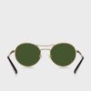 Gold Men’s Ralph Lauren 0Ph3142 Round Sunglasses
