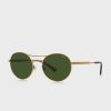 Gold Men’s Ralph Lauren 0Ph3142 Round Sunglasses