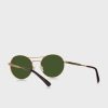 Gold Men’s Ralph Lauren 0Ph3142 Round Sunglasses