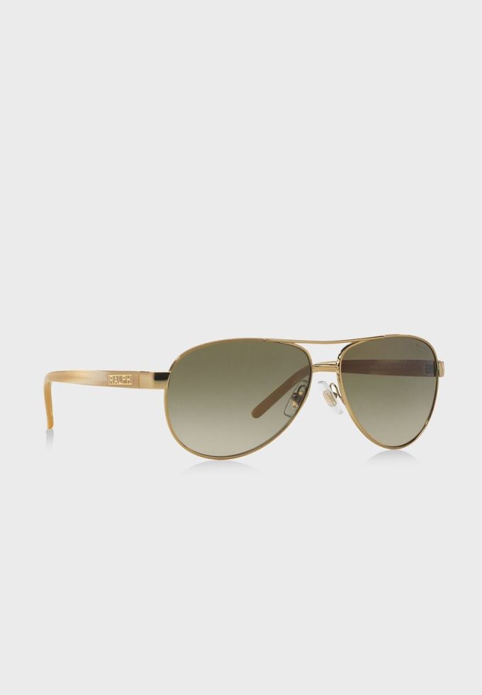 Gold Women’s Ralph Lauren 0RA4004 Aviator Sunglasses