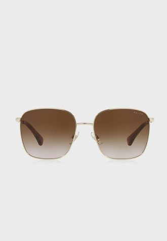 Gold Women’s Ralph Lauren 0Ra4136 Oversized Sunglasses