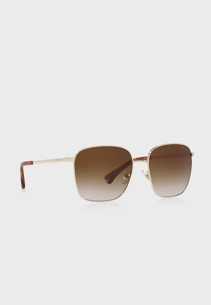 Gold Women’s Ralph Lauren 0Ra4136 Oversized Sunglasses