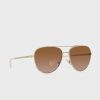 Gold Women’s Ralph Lauren 0Ra4139 Aviator Sunglasses