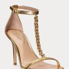 Gold Women’s Ralph Lauren Kate Metallic Nappa Leather Sandals Gold Women’s Ralph Lauren Kate Metallic Nappa Leather Sandals