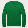 Green Men’s Ralph Lauren Cable-knit Cotton Jumper Sweaters Green Men’s Ralph Lauren Cable-knit Cotton Jumper Sweaters