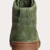 Green Men’s Ralph Lauren Court Suede High-Top Sneakers