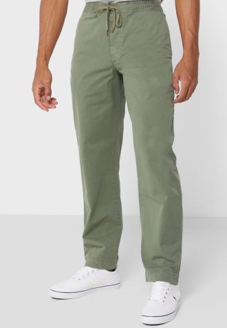 Green Men’s Ralph Lauren Drawstring Relaxed Fit Chinos Pants