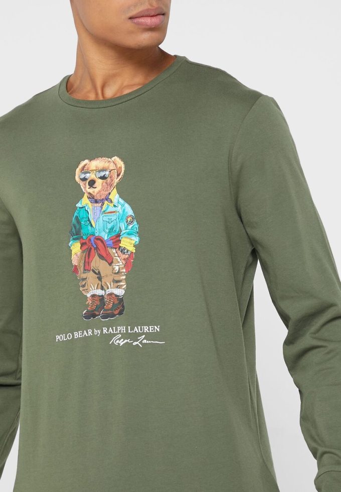 Green Men’s Ralph Lauren Graphic Crew Neck T Shirts