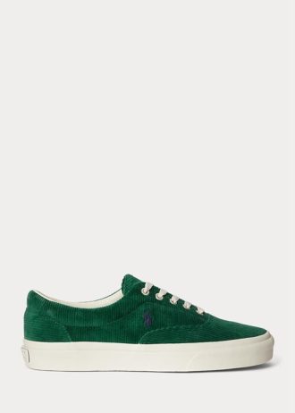 Green Men’s Ralph Lauren Keaton Corduroy Sneakers