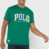 Green Men’s Ralph Lauren Logo Crew Neck T Shirts Green Men’s Ralph Lauren Logo Crew Neck T Shirts