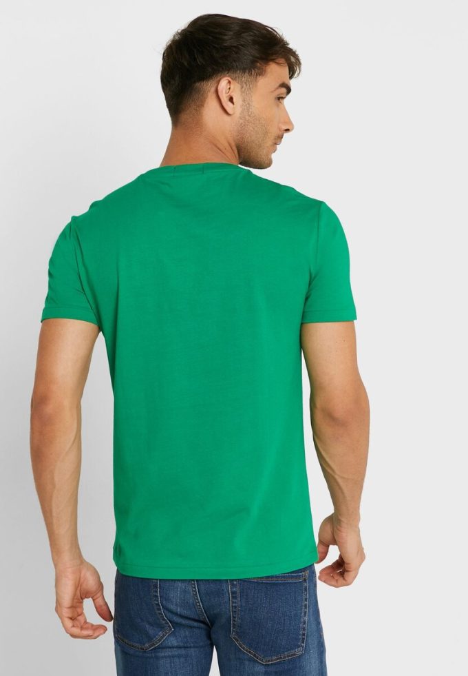 Green Men’s Ralph Lauren Logo Crew Neck T Shirts