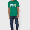 Green Men’s Ralph Lauren Logo Crew Neck T Shirts Green Men’s Ralph Lauren Logo Crew Neck T Shirts