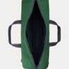 Green Men’s Ralph Lauren Logo-Embroidered Canvas Duffle Bags Green Men’s Ralph Lauren Logo-Embroidered Canvas Duffle Bags