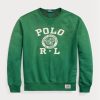 Green Men’s Ralph Lauren Logo Fleece Pullover Sweatshirt Green Men’s Ralph Lauren Logo Fleece Pullover Sweatshirt