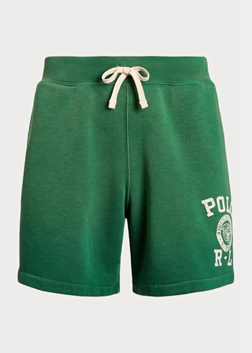 Green Men’s Ralph Lauren Logo Fleece Shorts Green Men’s Ralph Lauren Logo Fleece Shorts