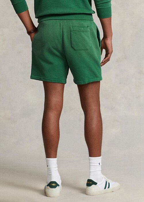 Green Men’s Ralph Lauren Logo Fleece Shorts Green Men’s Ralph Lauren Logo Fleece Shorts