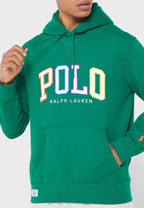 Green Men’s Ralph Lauren Logo Hoodie Green Men’s Ralph Lauren Logo Hoodie