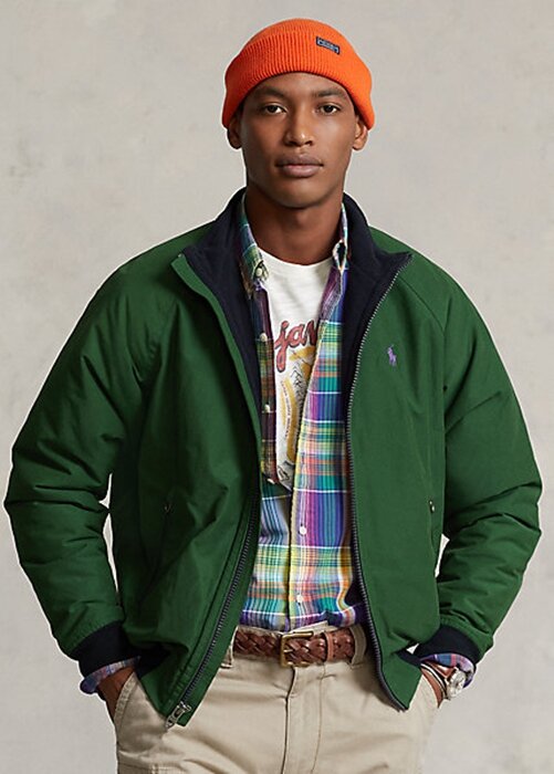 Green Men’s Ralph Lauren Raglan-Sleeve Jackets Green Men’s Ralph Lauren Raglan-Sleeve Jackets