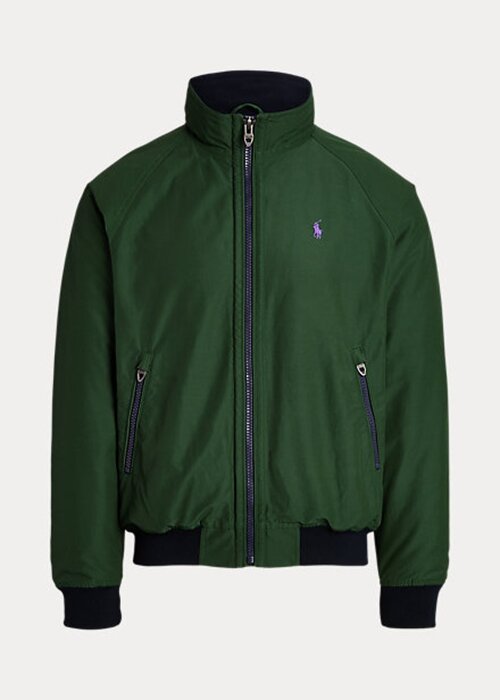 Green Men’s Ralph Lauren Raglan-Sleeve Jackets Green Men’s Ralph Lauren Raglan-Sleeve Jackets